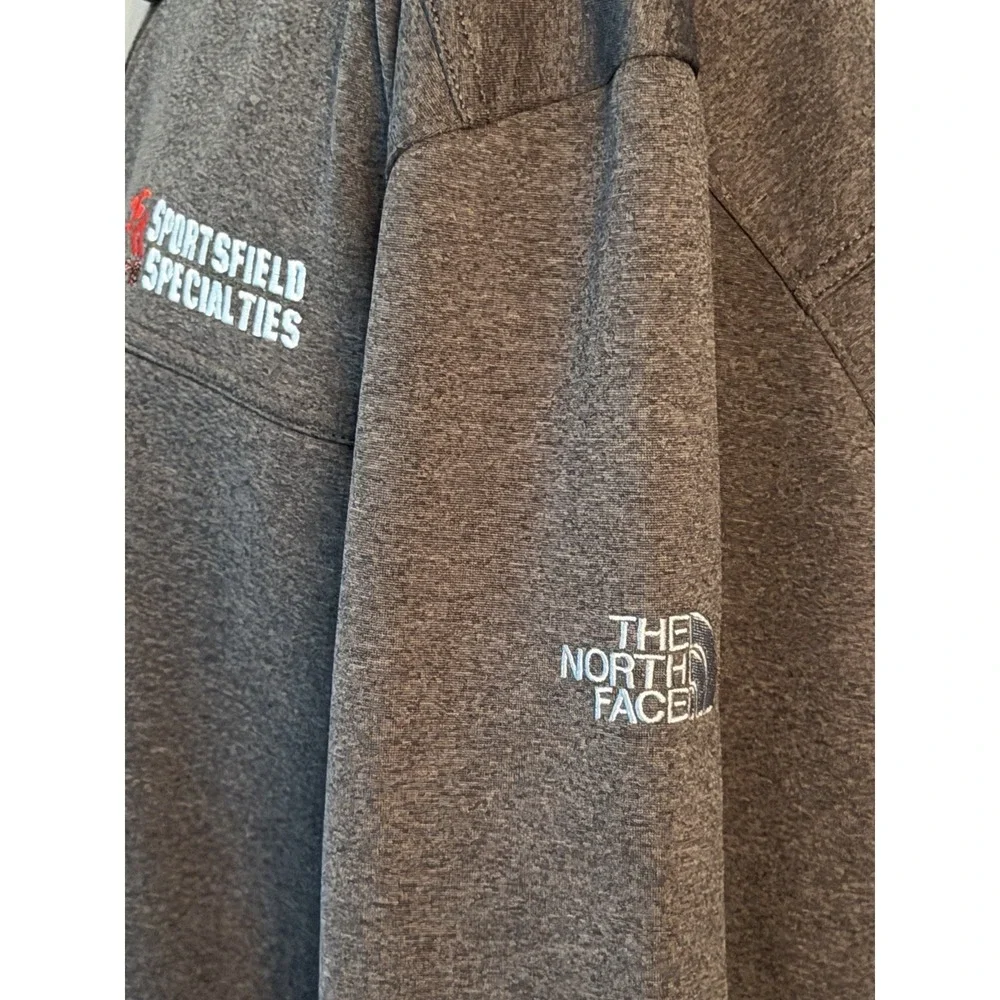 The North Face Men's XL Gray Full Zip Jacket w/ Front Pockets See Logo On Chest